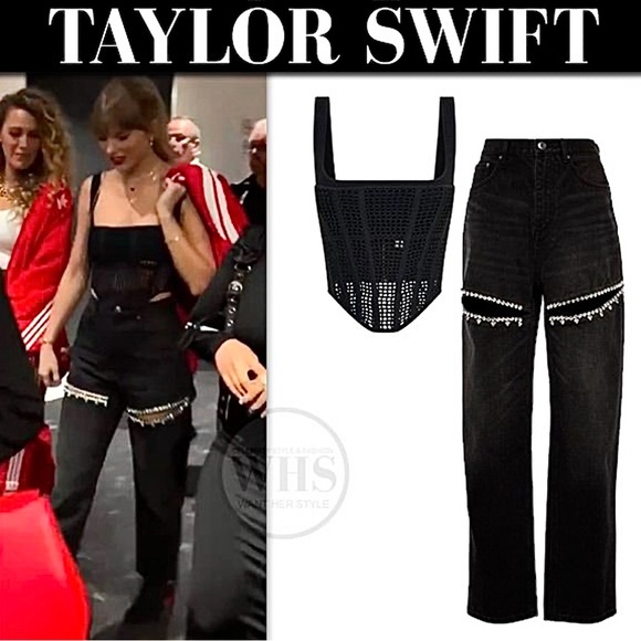 Blue B Ultra High Rise Wide Leg Rhinestone Stretch Jean - Picture 3 of 13